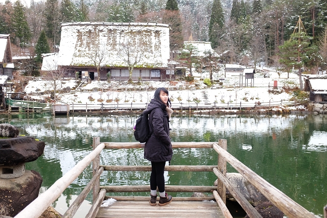 hida no sato, hida folk village, snowing in hida no sato, winter hida no sato, japan campervan road trip, japan travel adventures,