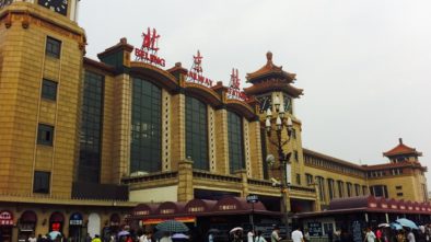 beijing, china, railway station