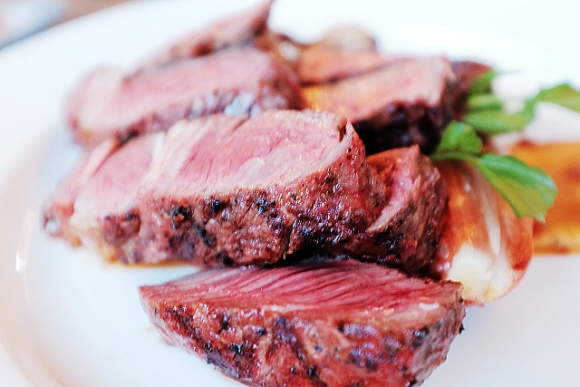 wakanui grill dining, ocean beef. ribeye, aged steak, aged meat, marbling, new zealand, wakanui