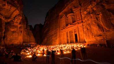 Petra, Jordan, Travel, Petra at night,