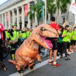 T-Rex Runs Amok @ Car Free Sunday Singapore