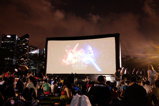 star wars run, singapore, star wars movie screening, gardens by the bay, 