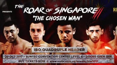 The Chosen Wan, Singapore's Amateur Boxers, IBO Intercontinental Title, Singapore's first world boxing champion,