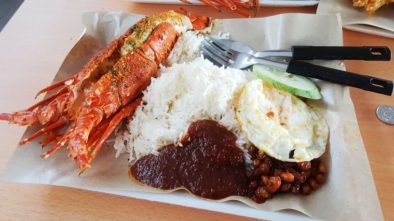 lawa bintang, nasi lemak lobster, halal singapore eats, halal food singapore