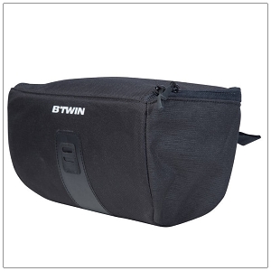 Decathlon Singapore Review, Cycling in Singapore, BTwin Handlebar Bag, 2.5 litre bicycle bag, 