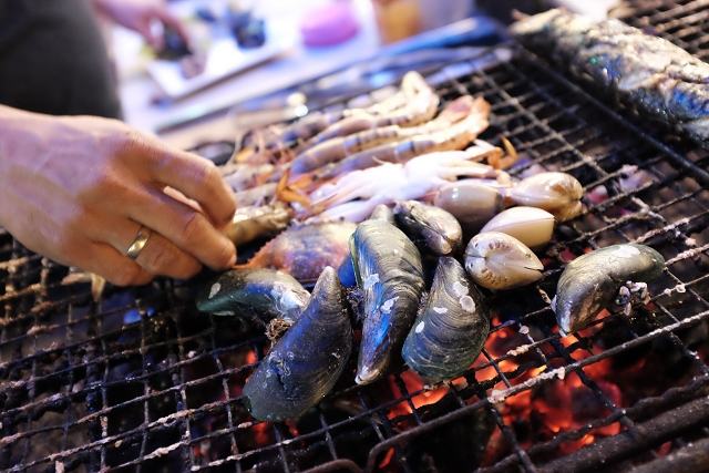 grilled seafood aonang