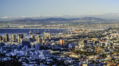 aerial view of cape town, travel blog singapore,